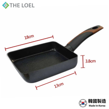 將圖片載入圖庫檢視器 【THE LOEL】韓國天然原礦不挑爐不沾鍋 18cm玉子燒雞蛋捲煎鍋