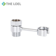 將圖片載入圖庫檢視器 THE LOEL 蓮蓬頭分水器轉接頭(1轉2)附支架 Shower Head Adapter & Stand (1pc)可同時連接兩個花灑頭,水流穩定;附有支架,方便擺放花灑頭