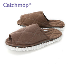 將圖片載入圖庫檢視器 Catchmop 神奇可換底加厚拖鞋(橄欖綠/棕色/斑馬紋) 韓國製造