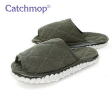 將圖片載入圖庫檢視器 Catchmop 神奇可換底加厚拖鞋(橄欖綠/棕色/斑馬紋) 韓國製造