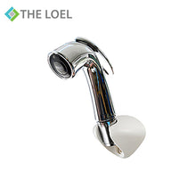 將圖片載入圖庫檢視器 超值優惠-浴室清潔組【THE LOEL浴室清潔迷你噴槍+THE LOEL 蓮蓬頭分水器轉接頭(1轉2)附支架+韓國防纏結彈簧線圈花灑喉 - 橄欖綠 3米】