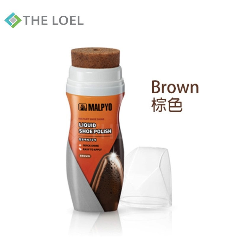 THE LOEL 液體拋光鞋油1入/3入/5入 (棕色)75ml / 優質天然液態蠟  Liquid Shoe Polish 75ml (Brown ) (1pc/3pc/5pc)