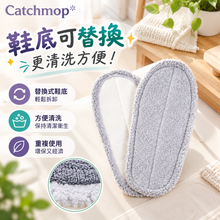 將圖片載入圖庫檢視器 Catchmop 韓國專利神奇替換式拖鞋 (1雙) / 薄荷綠&amp;海軍藍
