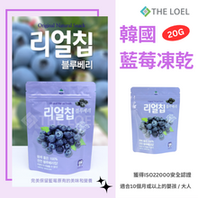 將圖片載入圖庫檢視器 【THE LOEL】韓國藍莓凍乾20g / 適合10個月或以上的嬰孩&amp;大人
