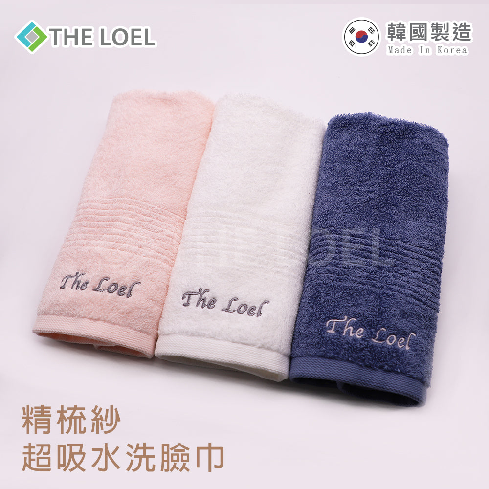 THE LOEL 韓國精梳紗洗臉巾(S) / Korean Combed Yarn Towel